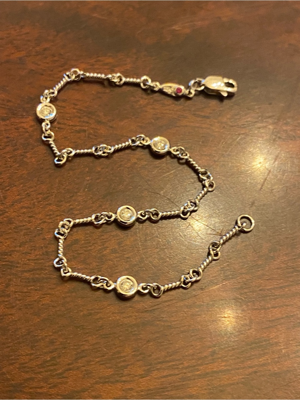 Roberto Coin 18k White Gold and Diamonds Bracelet